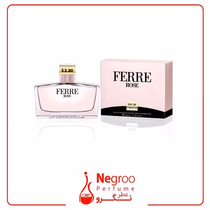 عطر ادکلن فره صورتی-رز 100 میل Gianfranco Ferre Ferre Rose