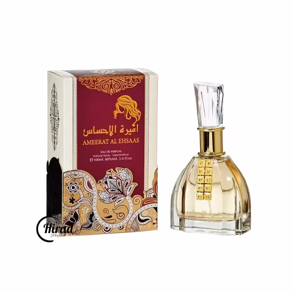 خرید عطر ادکلن امیره الاحساس ارض الزعفران - هیراد پرفیوم