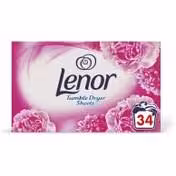 دستمال خوشبو کننده لباس و کمد لنور Lenor رایحه Pink Blossom بسته 34 عددی