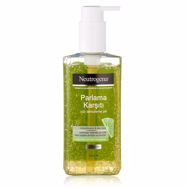ژل شستشوی صورت لیمو و آلوئه ورا نوتروژینا Neutrogena حجم 200 میلی