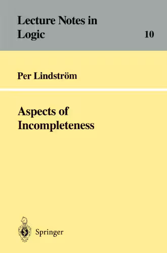 خرید و دانلود نسخه کامل کتاب Aspects of Incompleteness