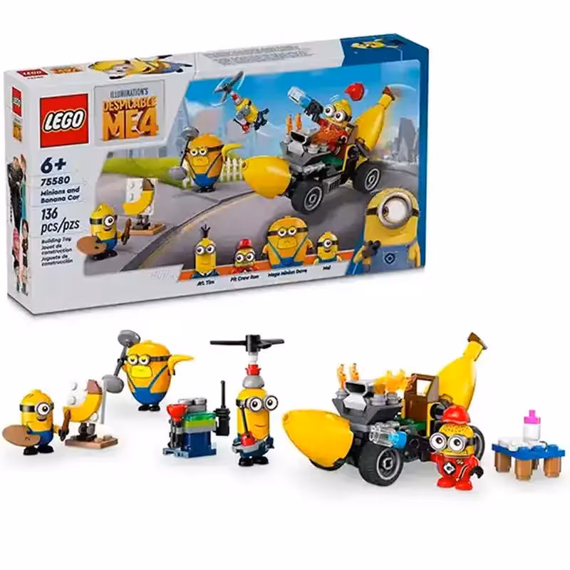 لگو من نفرت انگیز 4 مدل 75580مینیون ها و ماشین موزی