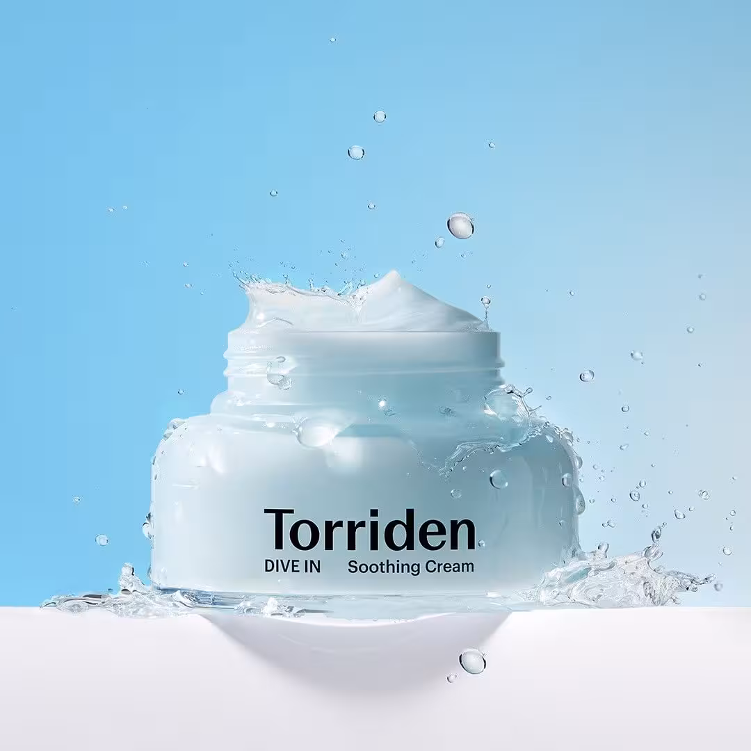 ژل کرم مرطوب کننده هیالورونیک اسید توریدن اصل ‌| Torriden DIVE IN Low Molecular Hyaluronic Acid Soothing Cream 100ml