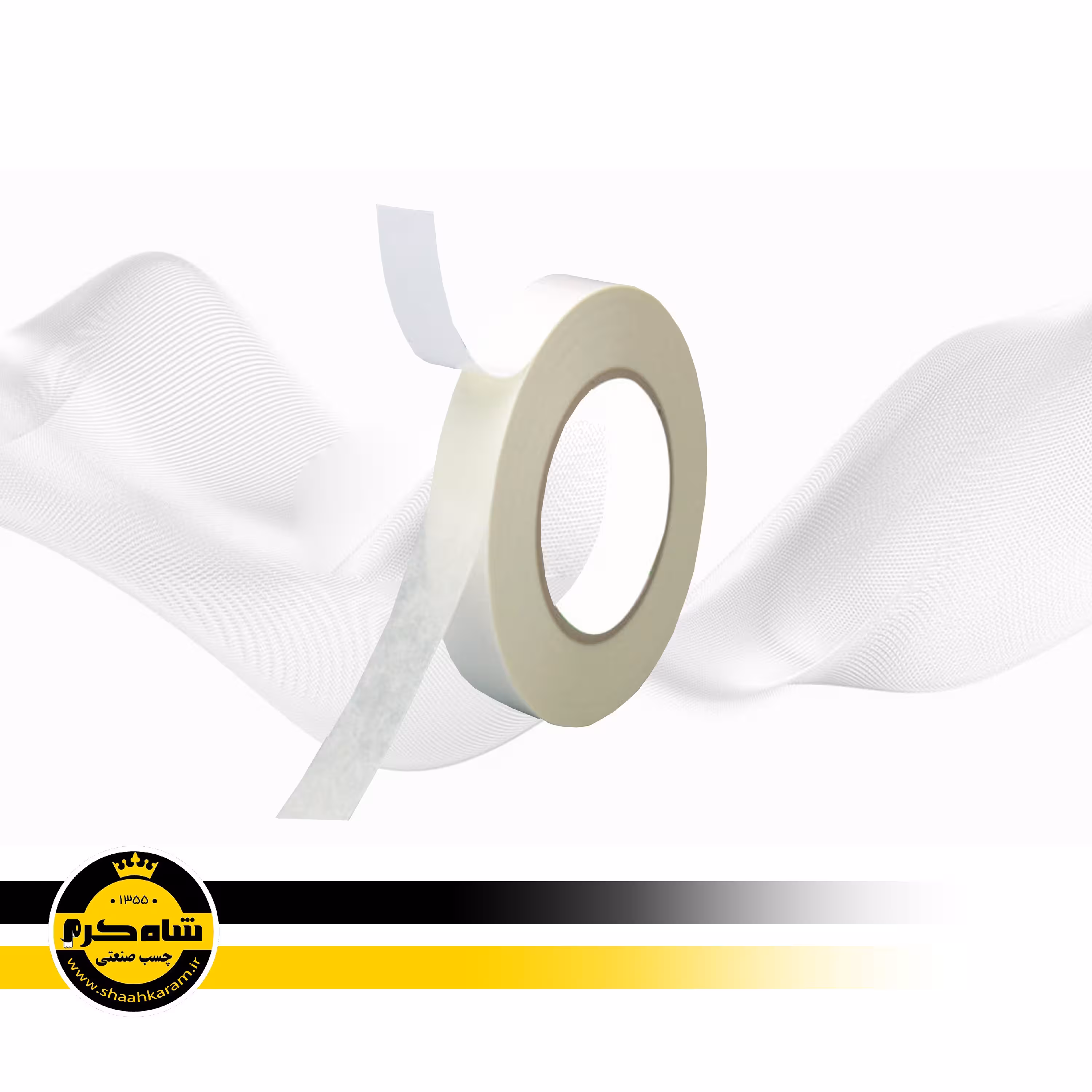 چسب دوطرفه سلولزی پوست پیازی تیشو 50 متری