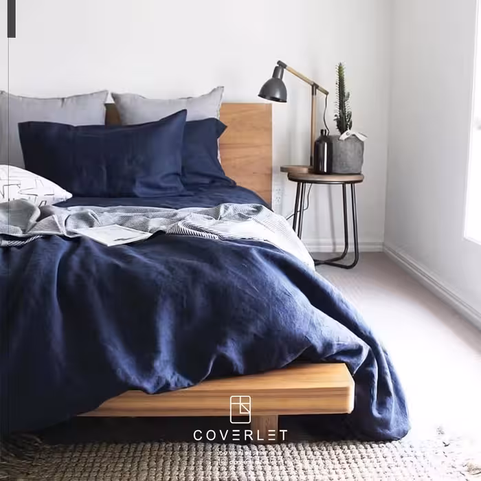 روتختی سرمه‌ای طوسی ساده کاوری