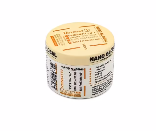 ماسک مو بعد از کراتین نانو گلوبال Nano Global حجم 300 میلی لیتر