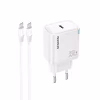 شارژر دیواری 25 وات سندم مدلA35 SUPERFAST به همراه کابل تبدیل USB-C | کالا مکس