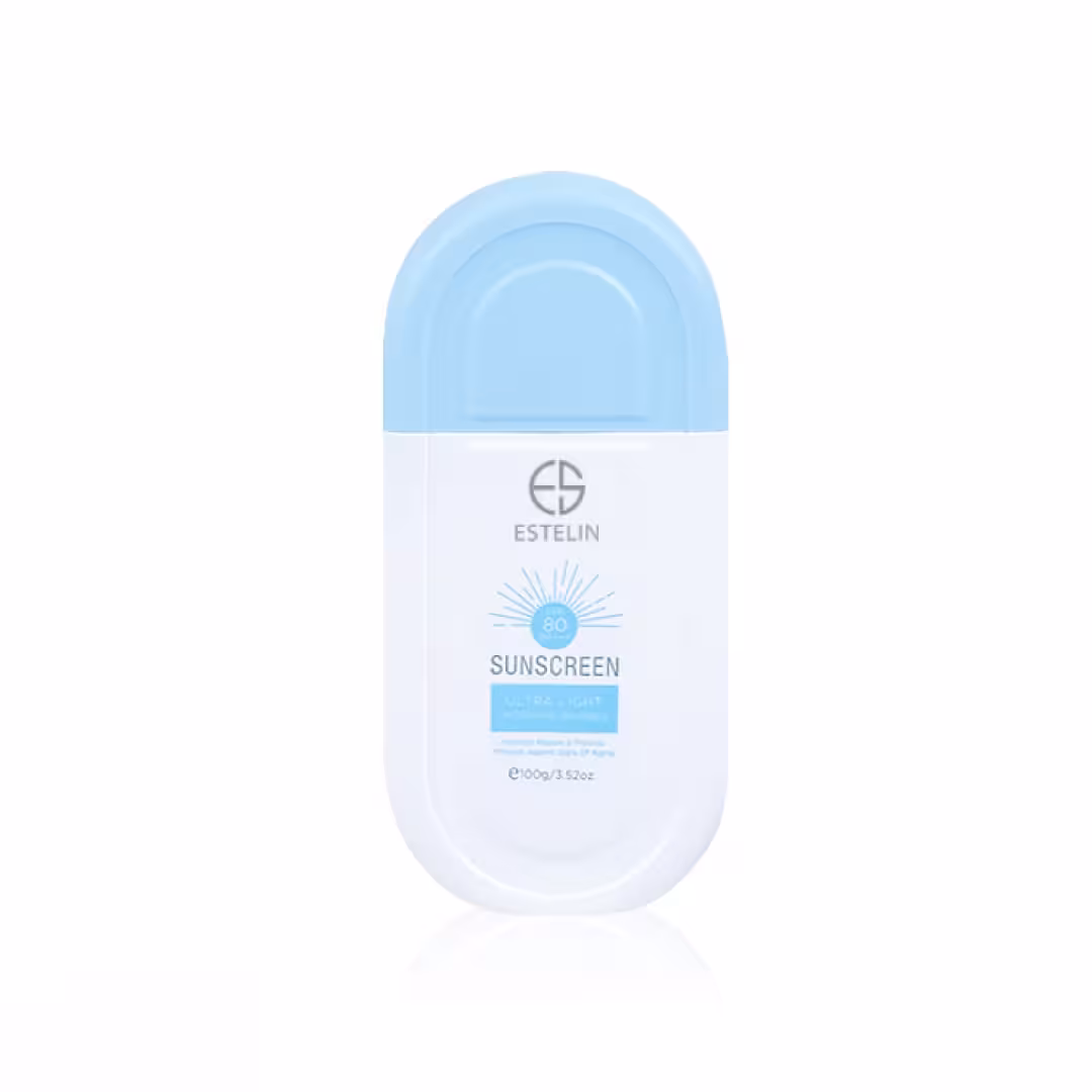 کرم ضد آفتاب استلین بی رنگ STELIN SPF 80 (100 گرم)