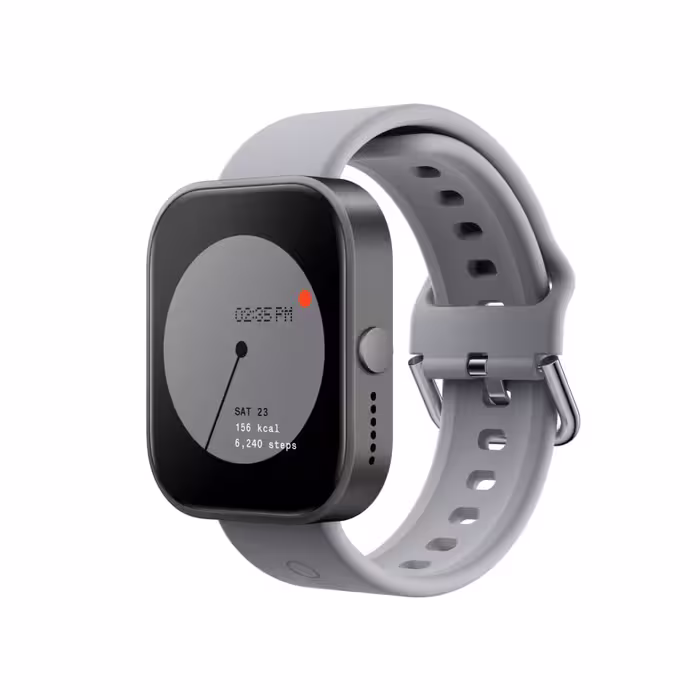 ساعت هوشمند ناتینگ مدل Nothing CMF Watch Pro دارای قابلیت های صفحه نمایش رنگی، صفحه نمایش لمسی، کنترل سطح اکسیژن خون بند سیلیکون - کالاوما