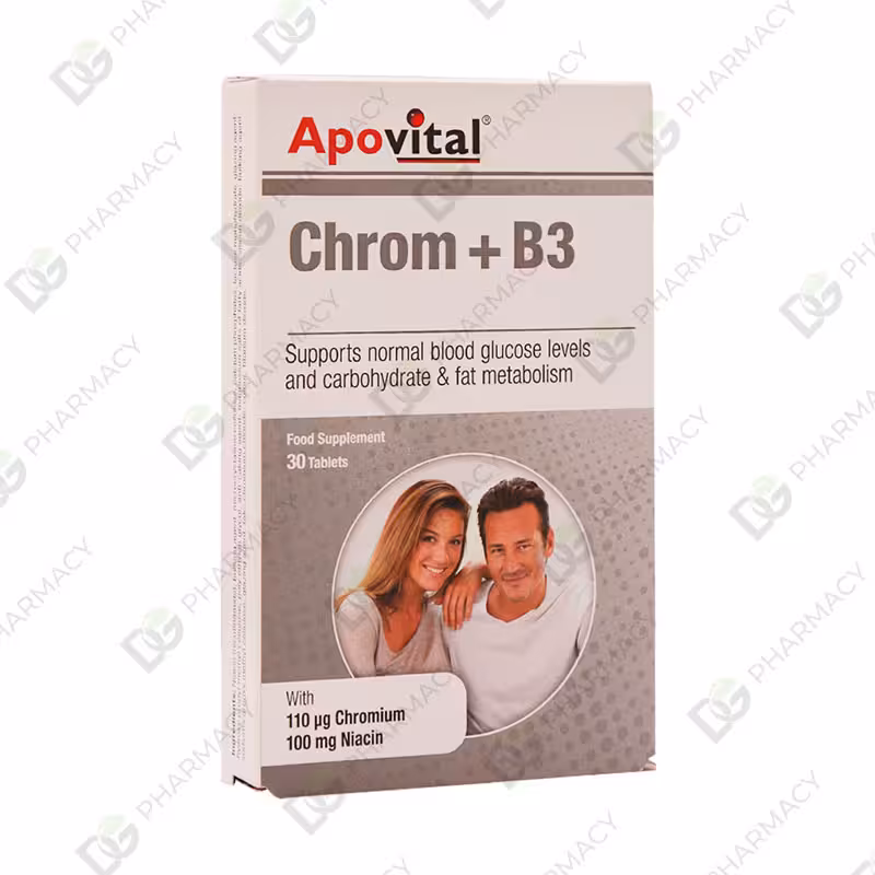 کروم پلاس ویتامین ب3 آپوویتال دیجی فارماسی