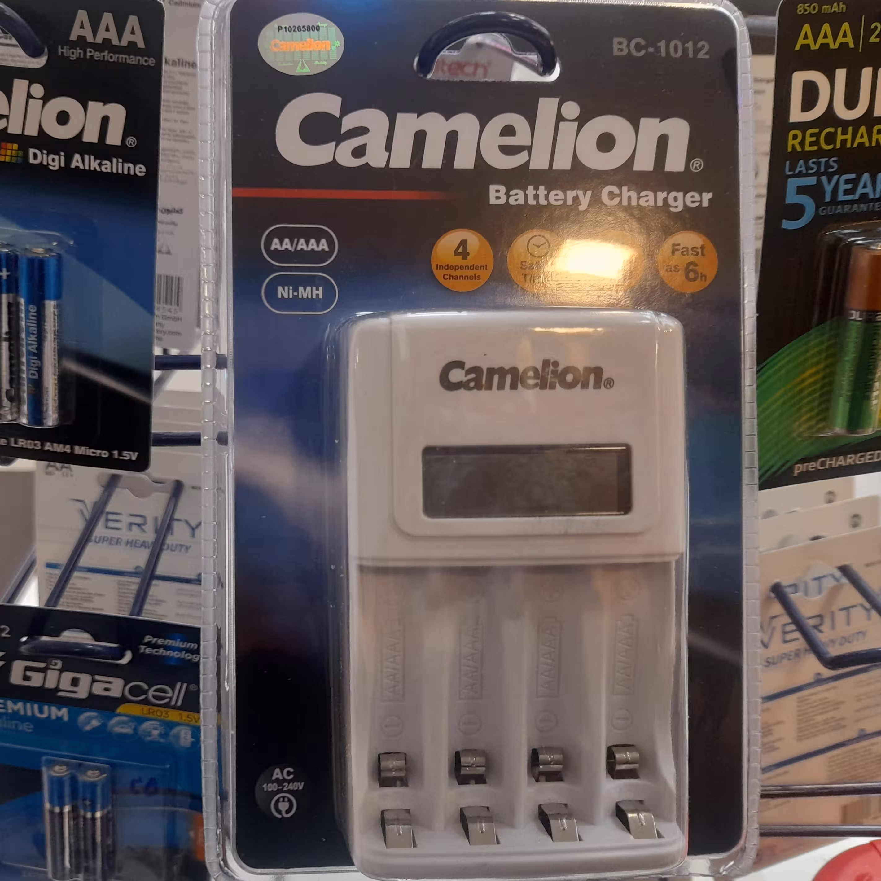 شارژر باتری قلمی و نیم قلمی (دیجیتال)