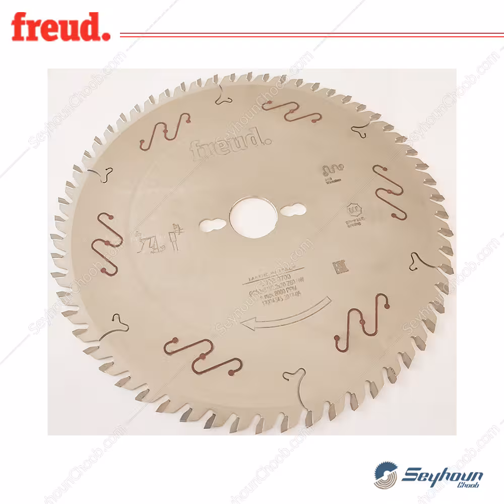 تیغ اره الماسه چوب بر قطر 25 سانتی متر 60 دندانه فرود کد LU2B 0700