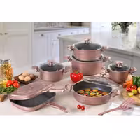 سرویس قابلمه 12 پارچه PMT (گرانیتی رژیمی)