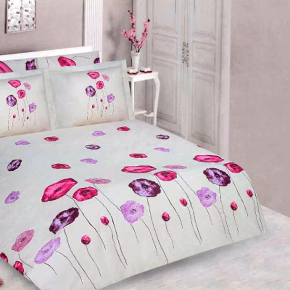 ست لحاف و روتختی دو نفره 4 تکه رزین تاژمدل پاپی