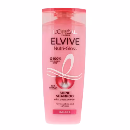 شامپوی براق‌کننده Elvive Nutri-Gloss Shine لورال L’Oréal حجم 400 میل