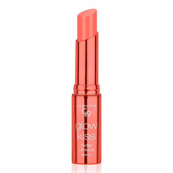 بالم لب تینت گلدن رز مدل Glow Kiss با SPF15 رنگ Peach Shake شماره 04