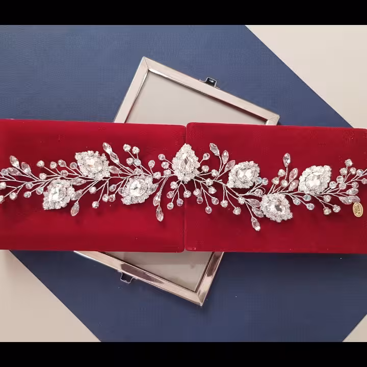 ریسه جذاب  مدل برگ اکسسوری خاص عروس