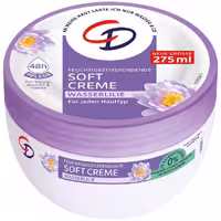 مشخصات، خرید و قیمت کرم مرطوب کننده سی دی مدل CD Soft Cream Water Lily حجم 275 میل ⭐️ ویان مارکت