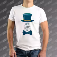 تیشرت مردانه طرح Happy Fathers Day TS-769