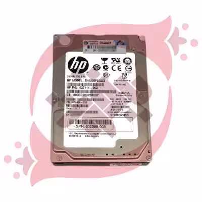 خرید هارد سرور HP 300GB 15K SAS 6G SFF HDD 652599-003