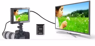 مانیتور روی دوربین فیلورد FEELWORLD F6 PLUS 4k