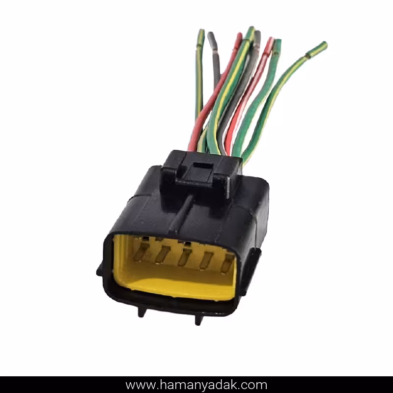 سوکت 10 فیش انژکتور نری پراید برند  BBZ