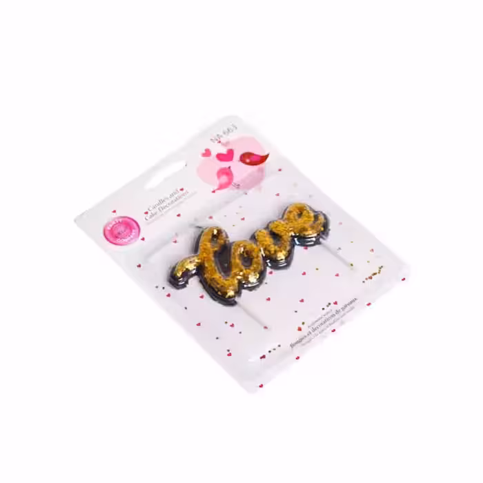 شمع love اکلیلی