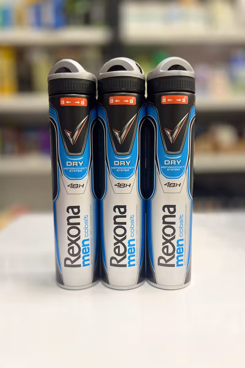 اسپری بدن مردانه رکسونا cobalt dry