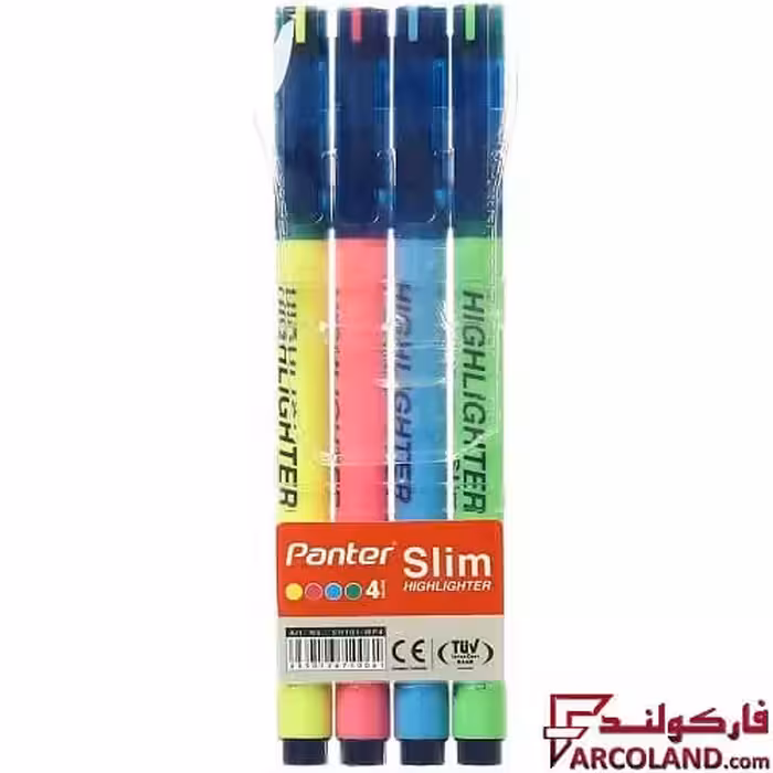 ماژیک علامت گذار پنتر مدل Slim بسته 4 عددی