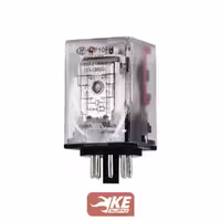 رله 24VAC دو کنتاکت 10 آمپر هونگفا HF10FH/024A-2ZDT