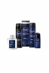 ست مردانه (ژل دوش، اسپری بدن ، رول دئودورانت، فوم اصلاح،لوسیون) NIVEA