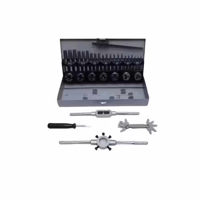 ست حدیده و قلاویز 32 پارچه جعبه فلزی کراسمن Crasman