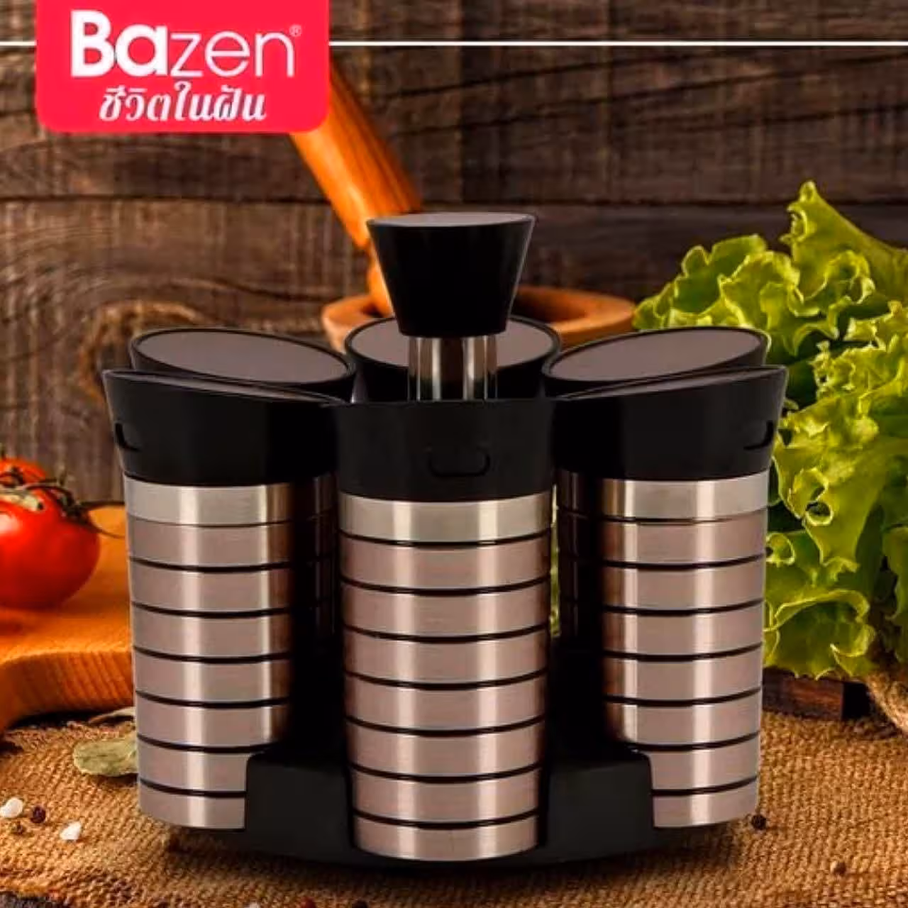 جا ادویه 4 عددی بازن تایلندی BAZEN