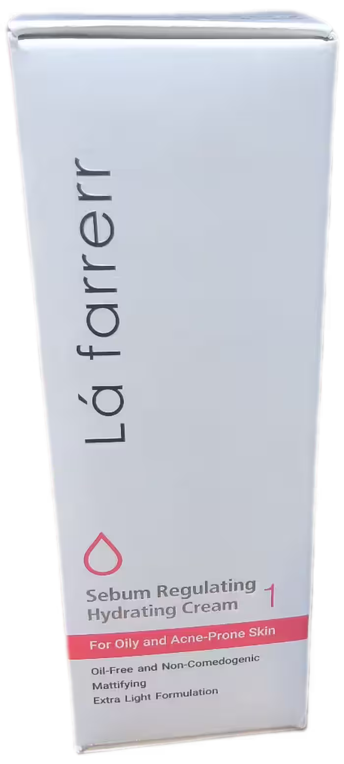 کرم کنترل کننده چربی و آبرسان لافارر، SEBUM REGULATING HYDRATING¹ CREAM 75 ML