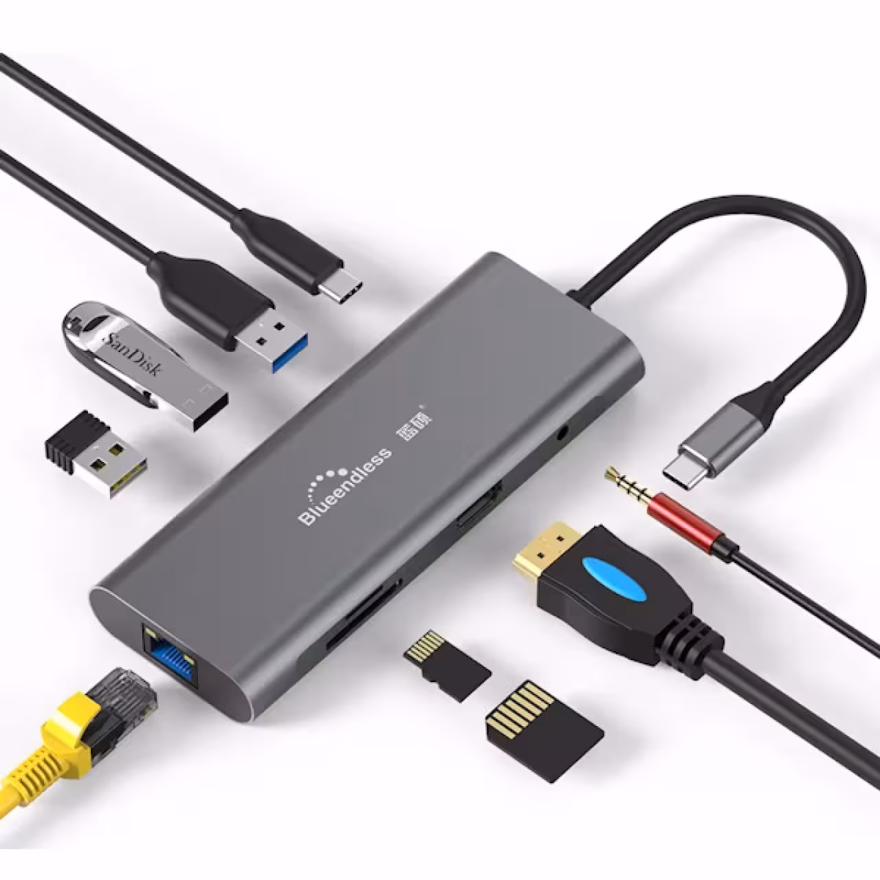 هاب نه پورت بلو اند لس مدل HC901