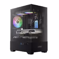 کیس گیم دیاس GAMDIAS AURA GC9M BLACK ARGB GAMING CASE