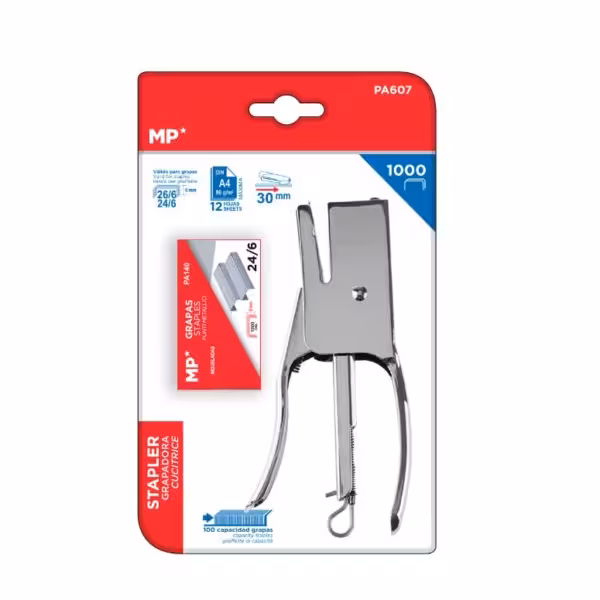 منگنه فلزی همراه با سوزن یدک ام پی کد PA607