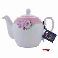 قوری چای خوری پیرکس مدل رز، با ظرفیت یک لیتر
