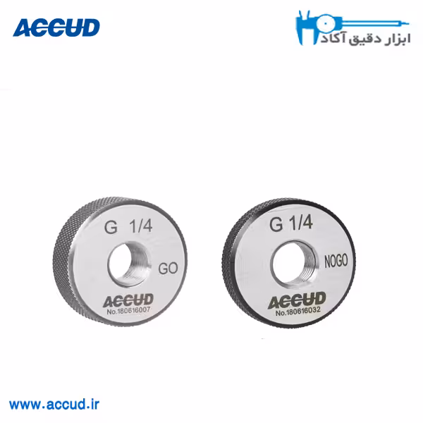 گیج برو نرو رینگی مخصوص لوله G سایز G1-1/8-11 (آکاد) Accud مدل 535-1125-01