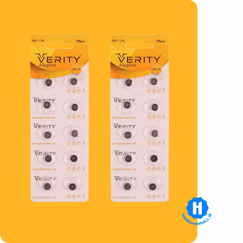 باتری ساعتی وریتی مدل AG1 LR621 بسته 10 عددی