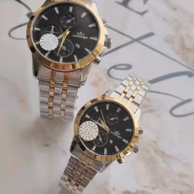 ست ساعت الگانس صفحه مشکی Elegance