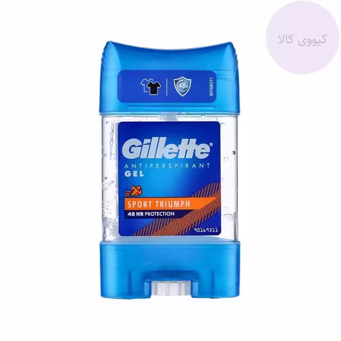 مام ضد تعریق ژلی ژیلت Gillette مدل اسپرت تریومف sport triumph حجم 70 میل