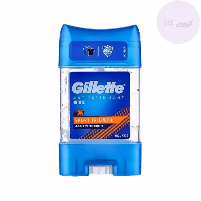 مام ضد تعریق ژلی ژیلت Gillette مدل اسپرت تریومف sport triumph حجم 70 میل