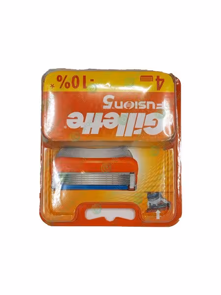 تیغ یدک ژیلت مدل 5 Fusion بسته 4 عددی-Gillette Fusion 5 Razor Blade Pack Of 4