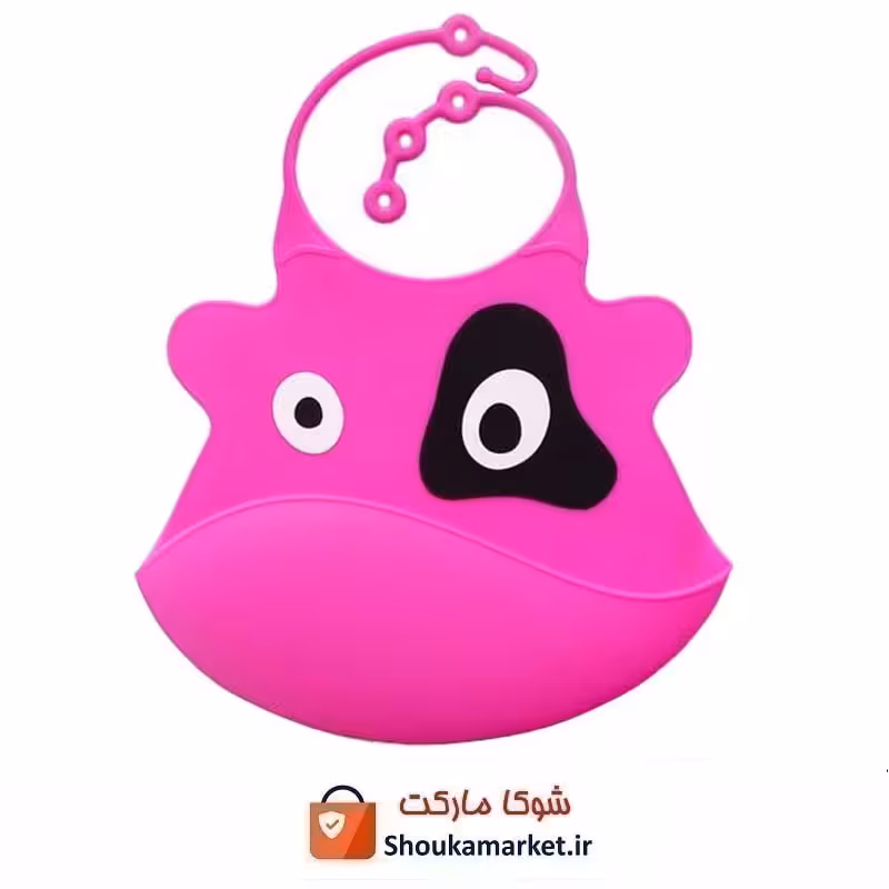 پیش بند کودک سیلیکونی طرح گاو خارجی HKI-004