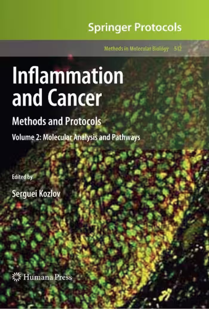 خرید و دانلود نسخه کامل کتاب Inflammation and Cancer: Methods and Protocols: Volume 2: Molecular Analysis and Pathways