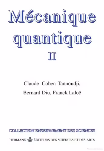 خرید و دانلود نسخه کامل کتاب Mécanique quantique II