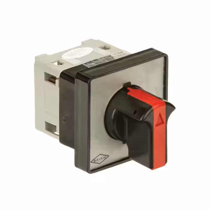 کلید گردان معمولی تبدیل ولت 16 آمپر هفت حالته الکترو کاوه کد 1618