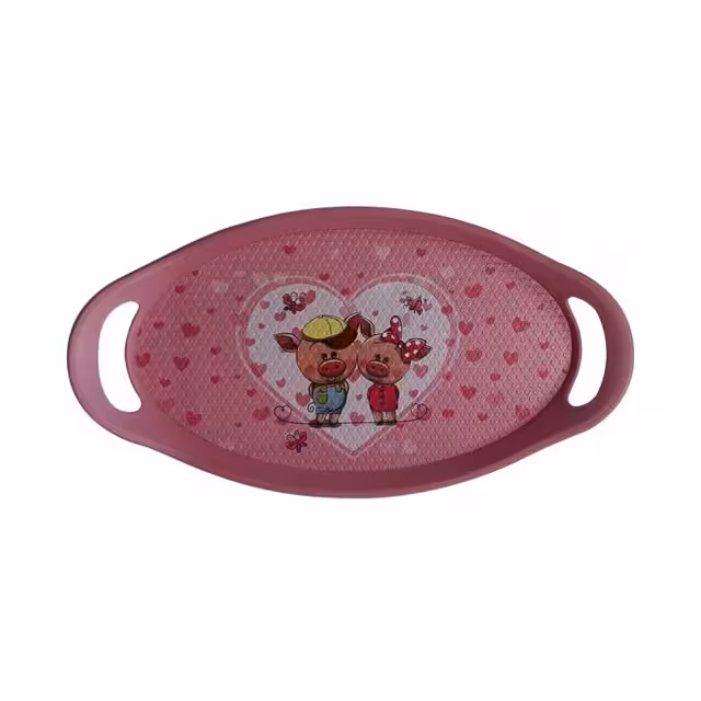 سینی پلاستیکی بیضی رایکا سایز 1