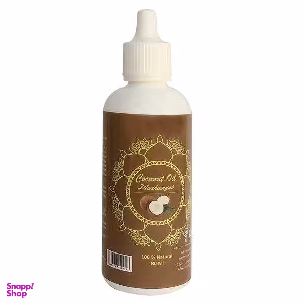 روغن تقویت مو ریش و سبیل مرهم یاب (Marhamyab) (Marhamyab) مدل نارگیل حجم 80 میلی لیتر